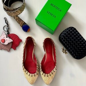 Bottega Veneta // 🇮🇹 D’Osay Lizard Flats
